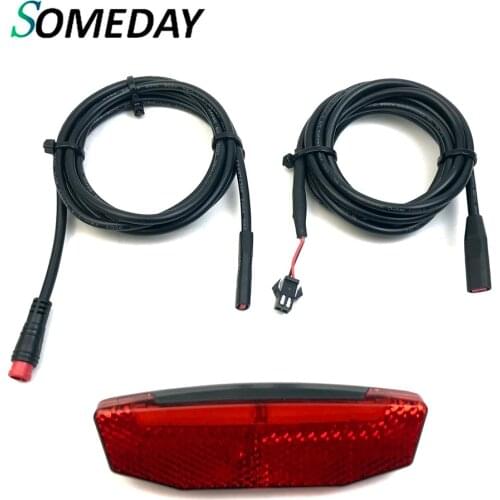 6-60V Electric Bike Light LED 6-60V Waterproof E Bike rear Light for Ebike Electric Scooter Bicycle Night Safety Cycling Parts
