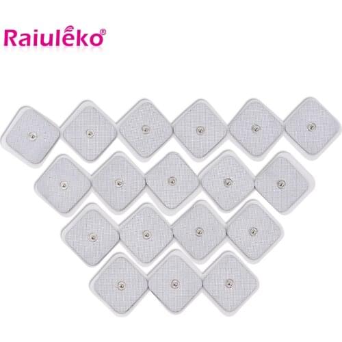 100Pcs Physiotherapy Self Adhesive Gel Electrode Pads For Tens Acupuncture Therapy Body Massager Electrical Muscle Stimulator
