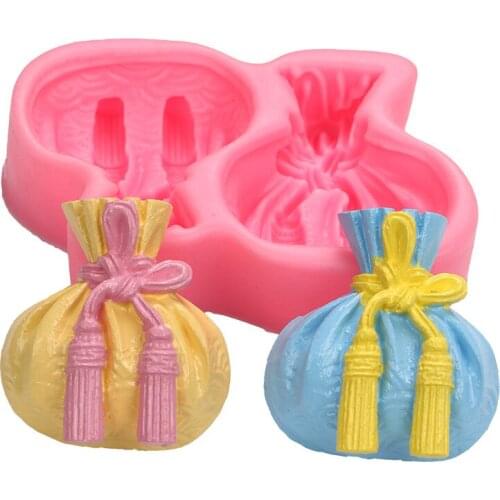 DIY Handmade Soap Mold for saop making Blessing Bag Silicone Mold Soap Mold Chocolate Fondant Mold Cake Decoration