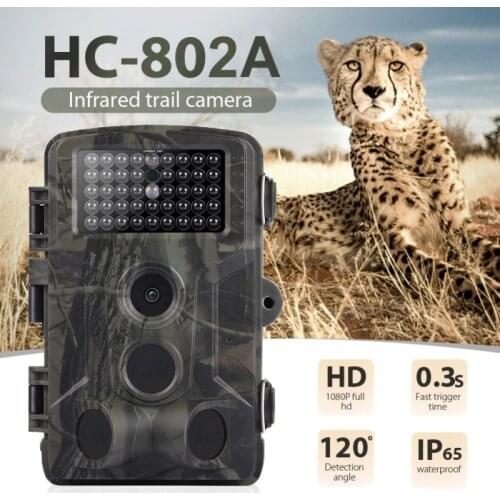 HC802A Hunting Camera 16MP 1080P Wildlife Trail Camera Photo Traps Infrared Wildlife Wireless Surveillance Tracking Cameras #ND