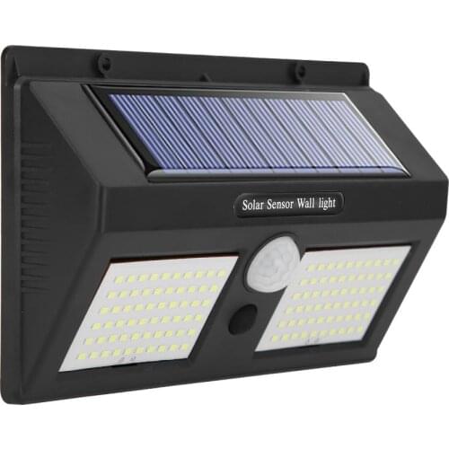 120LED Solar Two-Sided Wall Light Simplicity Security Delicate Design Practical Outdoor Waterproof Motion Sensor Garden Lamp