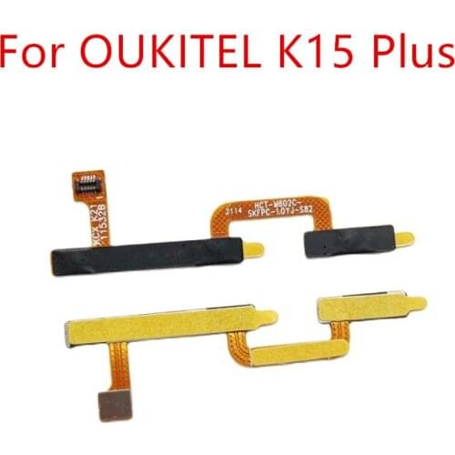 New Original OUKITEL K15 Plus Phone Side FPC Cable Power Volume Buttons Wire Flex Cable Repair Accessories
