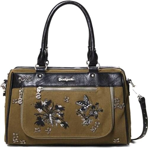 Factory direct sale Wholesale Original Spain .laugiseD womens Portable messenger bag Boston pillow bag ladies one-shoulder hand