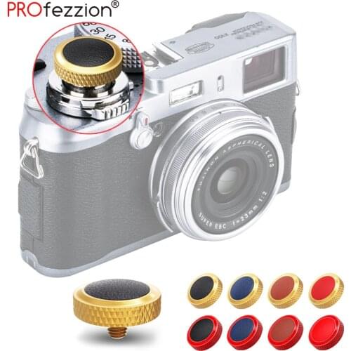 Deluxe Leather Camera Soft Shutter Release Button with Rubber Ring for Fuji Fujifilm XT4 X-T4 XT3 X-T3 X-E4 X-E3 X-T30 X-T20 X30