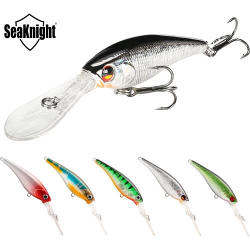 SeaKnight SK006 Hard Fishing Lures Minnow 7Pcs/Lot 6.2g 62mm 0-2.5M Artificial Baits Deep Diving Wobblers Minnow Fishing Tackles