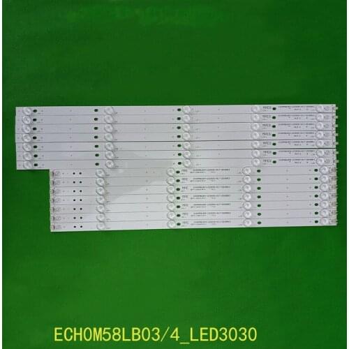 Brand new customized for TCL D58A620U lamp ech0m58lb04_led3030_v0.7 ECH0M58LB03 A set of 7 9 lamps is 1.17m