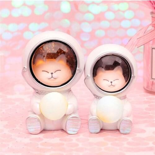 Galaxy Guardian LED Night Light Nursery Moon Lamps Astronaut Table Decorative Lights Baby Kids Toys Birthday Gift Drop Shipping