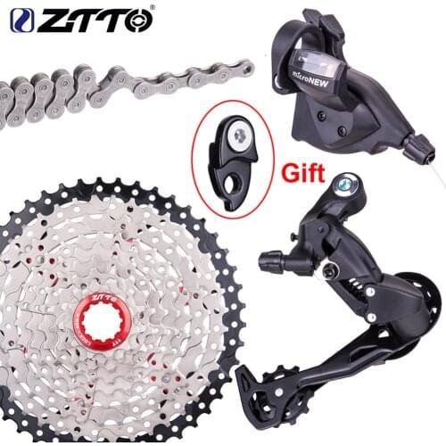 Bicycle MTB 1X9 9S Speed 40T Cassette Shifter Rear Derailleur Groupset for parts m370 m430 m590 DEORE single crankset system