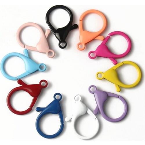 10pcs Multicolor Zinc Alloy Lobster Clasp Hooks For Jewelry Making Diy Necklace Bracelet Chain Jewellery Supplies Accessories