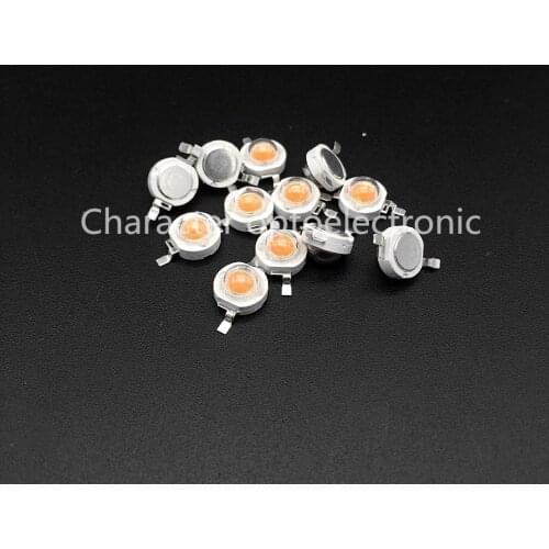 10/20/50/100pcs 1W 3W 400nm-840nm Full Spectrum led grow light chip, led plant lights broad spectrum led diode Light Source