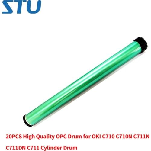 20PCS High Quality OPC Drum for OKI C710 C710N C711N C711DN C711 Cylinder Drum