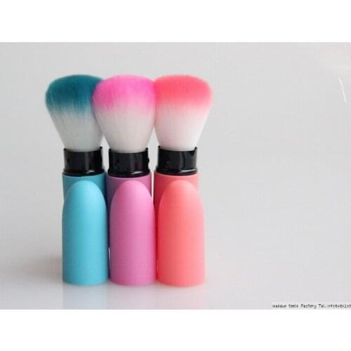 200pcs New Arrival Portable retractable brush loose powder brush blush brush makeup brush Top Quality fashion