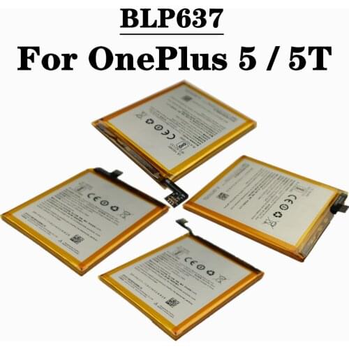 BLP637 Battery For OnePlus 5 5T 3300mAh High Capacity Phone Battery Replacement Batteries