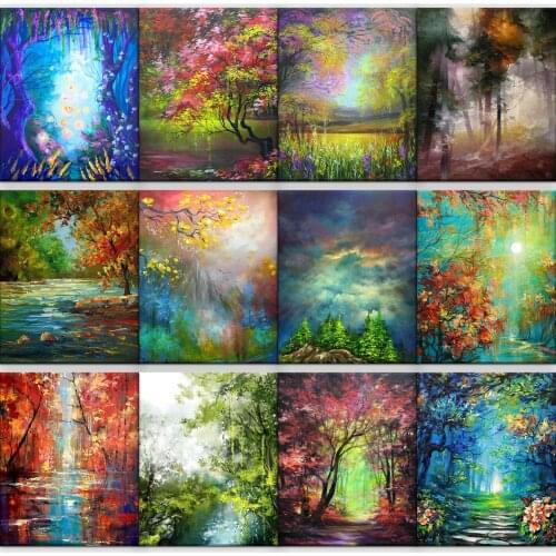 5D Diamond Painting bamboo forest New Arrivals Set Role Abstraction Hobby Art DIY Full Drill Mosaic Home Decoration