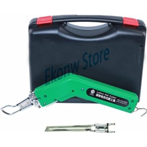 Free Shipping 220V Hand Hold Heating Knife Cutter Hot Cutter Fabric Foam Rope Electric Cutting Tools Heat Knife styrofoa Cutter