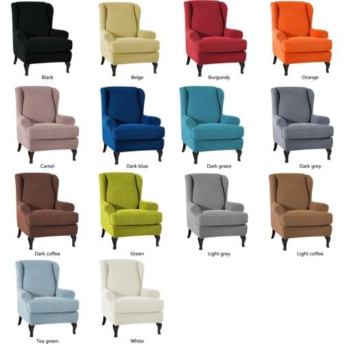 Sofa Covers Recliner Cover Wing Chair Elastic Fabric Stretch Couch Slipcover Polyester Spandex Living Room Furniture Protector