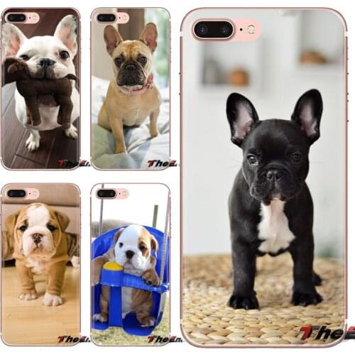 Ultra Thin Case For Sony Xperia XA1 XA2 ULTRA 10 X L2 For Oppo realme c3 6 6S 6i 7 7i Pro c11 Cute Dog Bulldog