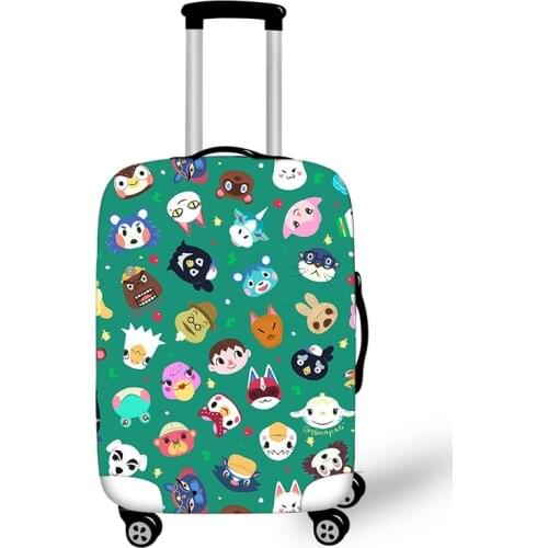 18-32''Animal Crossing Elastic Thicken Luggage Suitcase Protective Cover Protect Dust Bag Case Cartoon Travel Cover