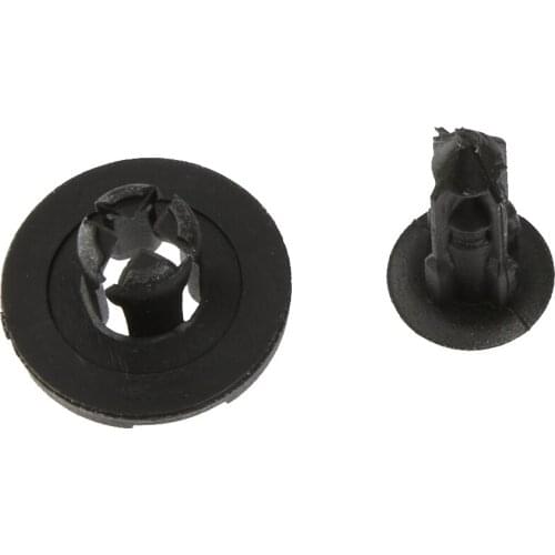 Push-Type Bumper Fender Retainer Clips for Nissan / Infiniti 01553-09321 Pack of 30
