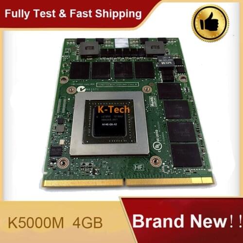 Brand New Quadro K5000M K5000 GDDR5 4GB Vedio Graphics Card N14E-Q5-A2 With X-Bracket For Dell Precision M6600 M6700 M6800