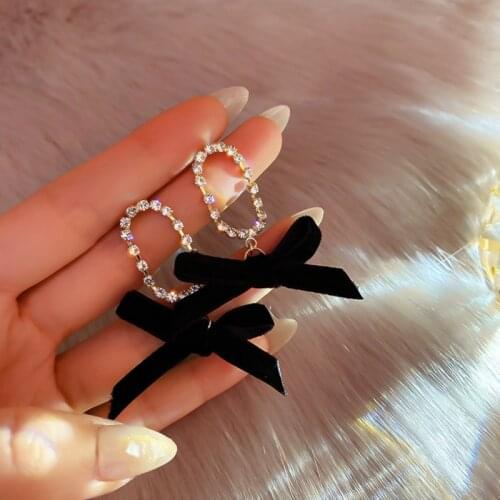 Summer new style personality creative bow pendant earrings luxury fashion casual banquet party earrings for women holiday gift