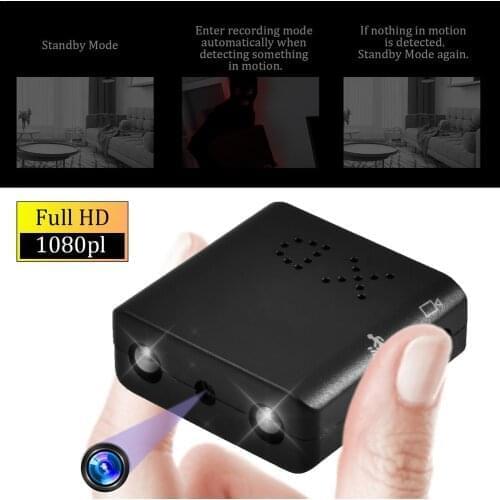 1080p HD Mini Non-WiFi Camera Long-term Recording 64G Memory Card Portable Set 5m Night Vision Micro Camera Motion Detection