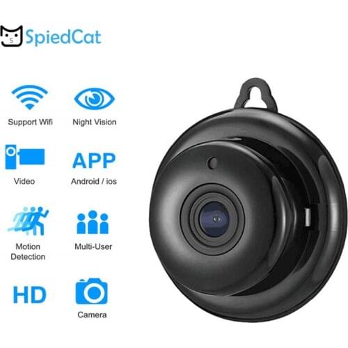 HD Wireless Wifi IP P2P Small Night Vision Motion Detection Home Baby Pet Security Surveillance CCTV Mini Camera Support TF Card