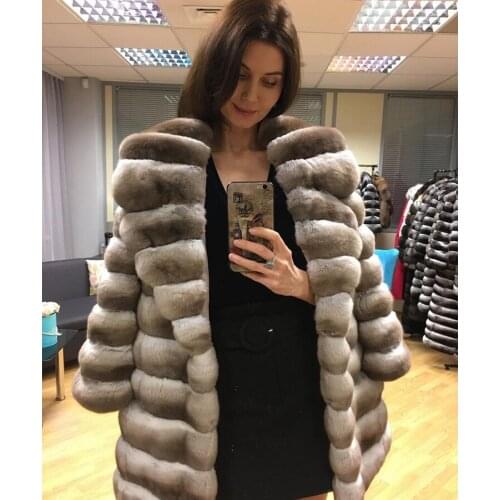 Winter Fur Coat Real Rex Rabbit Fur Jacket 2020 New Fashion Warm Outwear Suit Collar High Quality