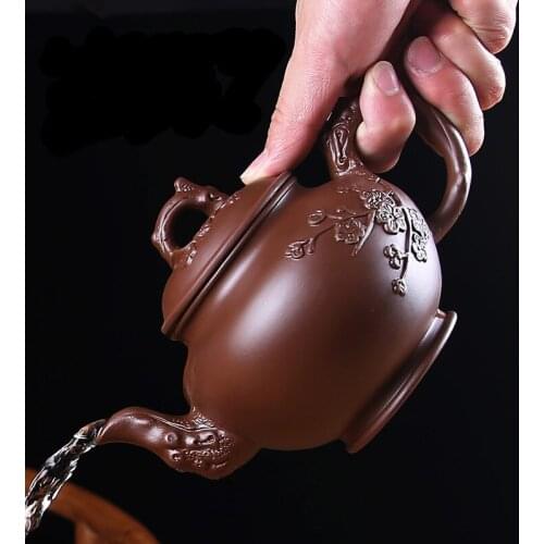 Yixing Zisha Pot Large Capacity Teapot Handmade Tea Pot Single Pot Ceramic Household Tea Set Tea Cup Set