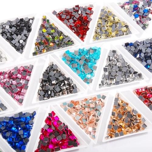 New Product 6*6mm 5000 Square Flat-bottomed Turtle-surface Glass Hot Diamond Wholesale Diy Mobile Phone Clothing Decoration