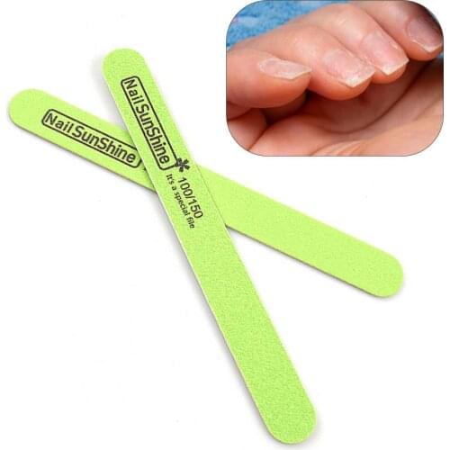 50Pcs Nail File Smooth Nail Dual Sided Manicure Tools Natural Arylic False Gel Nail Nail File for Salon