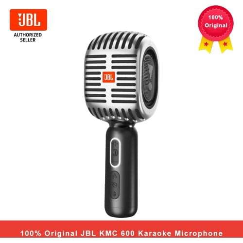 JBL KMC 600 Professional Karaoke Microphone Portable Bluetooth Wireless Speaker Microphone for Phone Handheld Dynamic Mic