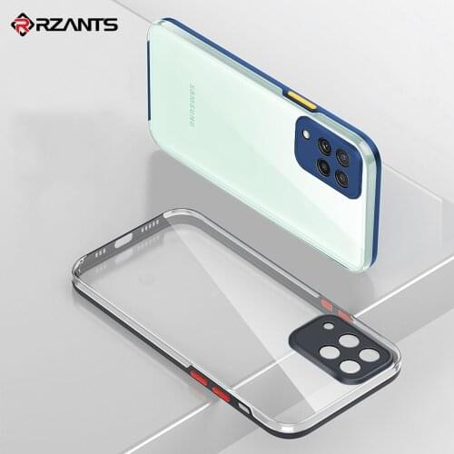 Rzants For Samsung Galaxy A22 4G 5G Galaxy M32 Phone Case HD Transparent [Dazzle] Shockproof Ultra thin Slim High Clear Cover
