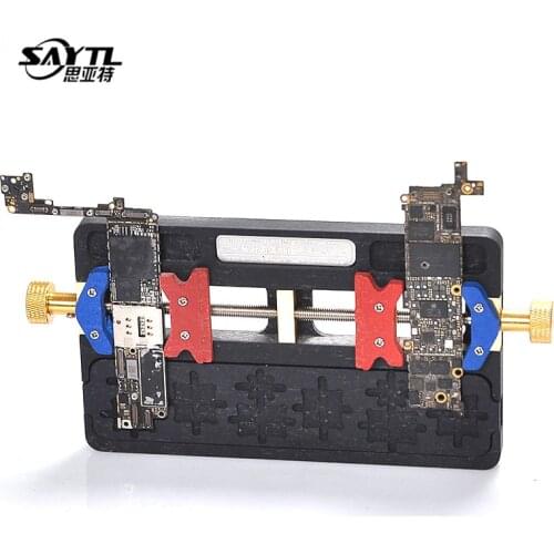 SAYTL Motherboard PCB Holder Jig Fixture With IC Location for iPhone Repair PCB Holder Mobile Phone Soldering Repair Tool