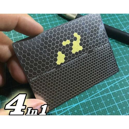 Hexagon Cellular Digital Camouflage Paint Mask Cutting Mat General Use Tools AJ0081