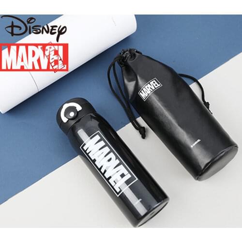 Disney Marvel Stainless Steel Student Mug for Men and Women Portable Business Marvel Mug