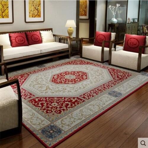 Traditional Chinese Style Soft Thicker Design Carpets For Living Room Bedroom Decorate Home Carpet Area Rug Floor Door Mat Rugs
