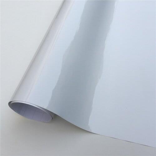 Ultra Glossy White Vinyl Wrap Film Car Wrapping Film Bubble Free For Car Sticker Bike Phone Console Skin