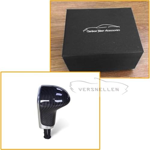 TOP Gear Trim For Audi A4 A5 Q5 A6 S6 A7 S7 Q7 A3 S3 Carbon Fiber Gear Shift Knob Cover Trim 2013 2014 2015 2016 2017 LHD ONLY