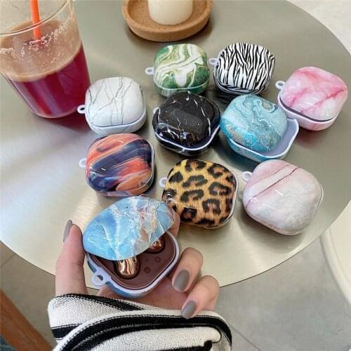 Protective Hard Case For Galaxy buds live/buds Pro Marble Case Earphone Earbuds Shockproof Headphone For Samsung Buds Pro Cover