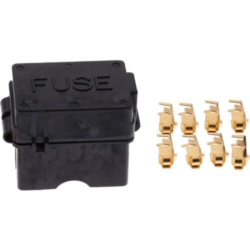 1 Set 12V-32V Car Boat 4 Way Terminals Circuit Standard ATO ATC Blade Fuse Holder 45mm*35mm