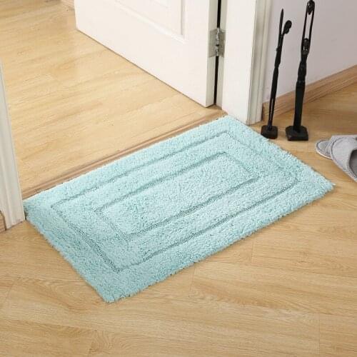 50x80cm/20"x31" Door Floor Mat Cotton Polyester Small Carpet Anti-slip Ground Mat Decoration Doormat For Living Room Bedroom