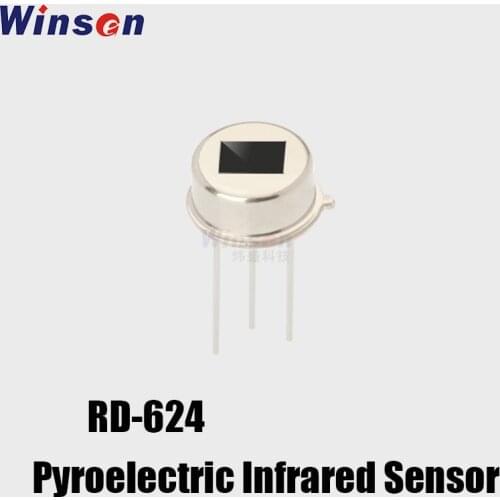 10PCS RD-623/ RD-624 Pyroelectric Infrared Sensor High Transmittance Good Selectivity Used In Safety Alarm Electricity Lighting