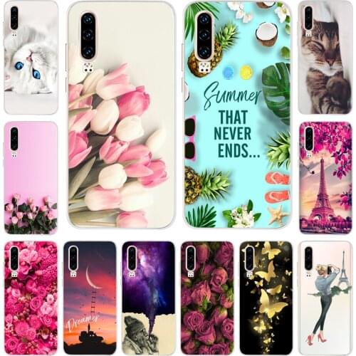 Case For Huawei P30 Case Huawei P30 Case Soft Silicone TPU Phone Back Cover on For Huawei P30 Pro VOG-L29 ELE-L29 P 30 Lite Case