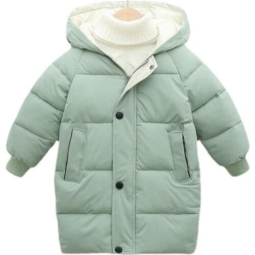Childrens Coat Clothing Girls Outerwear Fashion Jackets Autumn Winter Thickened Kids Boys Down Padded Jacket Warm Clothes