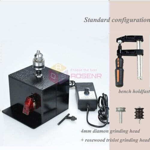 Electric Leather Edge Burnishing Machine Leather Polishing Machine Grinding Grinder DIY Leather Tool