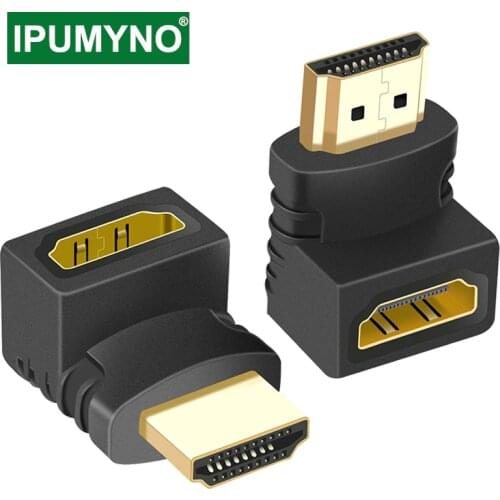 HDMI-compatible Adapter 90 270 Degree Right Male To Female Converter Extender For PS4 HDTV Projetor Laptop Monitor 1.4 Converter