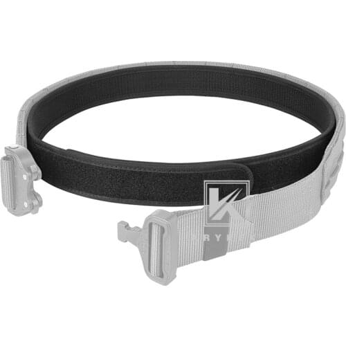 KRYDEX 1.5 Inch Tactics Inner Liner Belt For Hunting Shooting Outer Belt S - XXL Buckleless Nylon Loop Liner Inner Loopback Belt