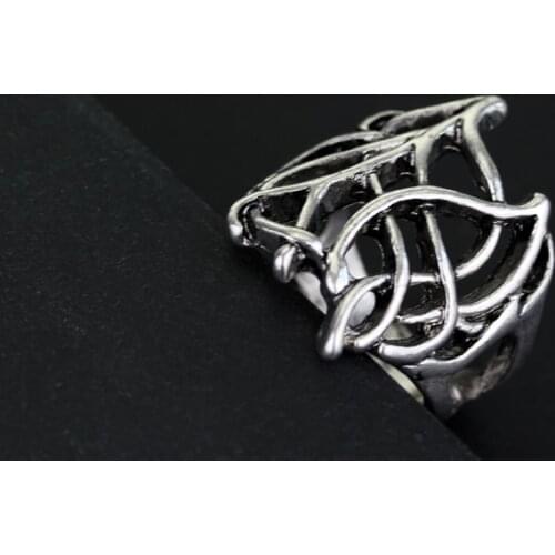 MQCHUN Vintage Silve Color Thranduil Ring Mirkwood elf king nest ring Legolas father The Desolation of Smaug