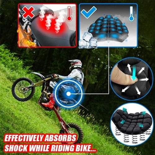 Air Pad Motorcycle Cool Seat Cover Seat Sunscreen Mat Electric Car Inflatable Decompression office Air Cushion